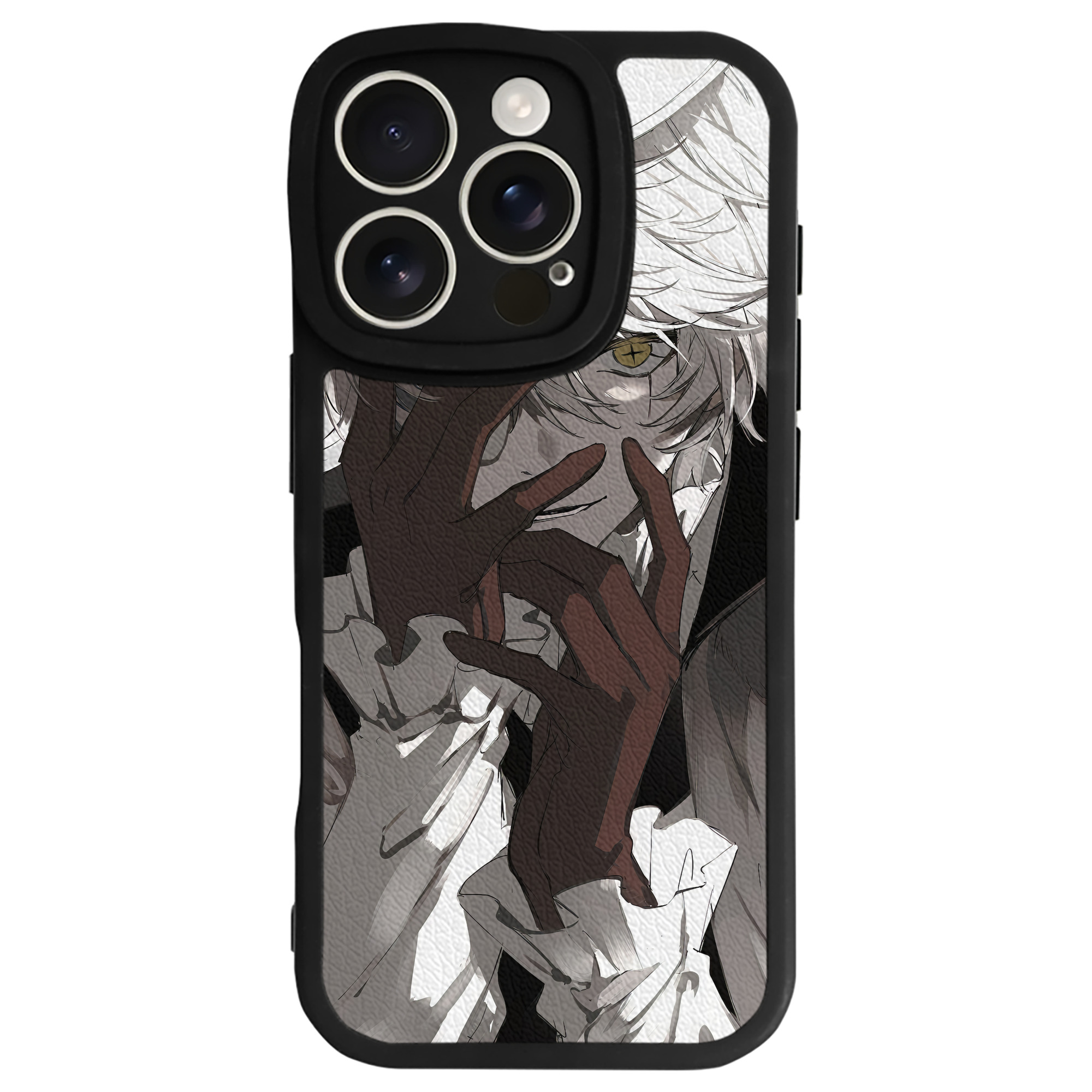 （画像用） 文豪ストレイドッグス Bungo Stray Dogs 【iPhone 16シリーズ対応】シリコンスマホケース（レザー調） 材質：シリコン